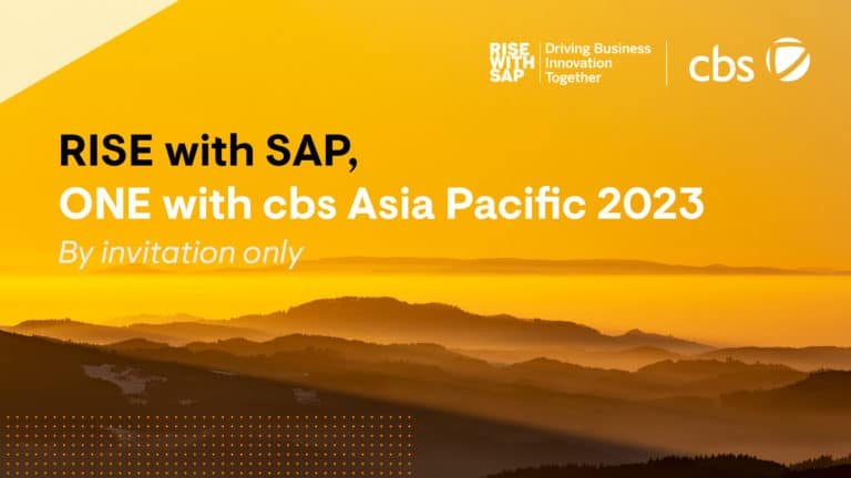 ONE with cbs Asia Pacific 2023 (Singapore)