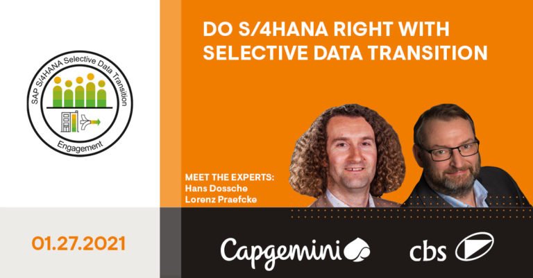 Do S/4HANA Right with Selective Data Transition